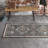 Mickie Black/Ivory Southwestern Jute Rug-289907662