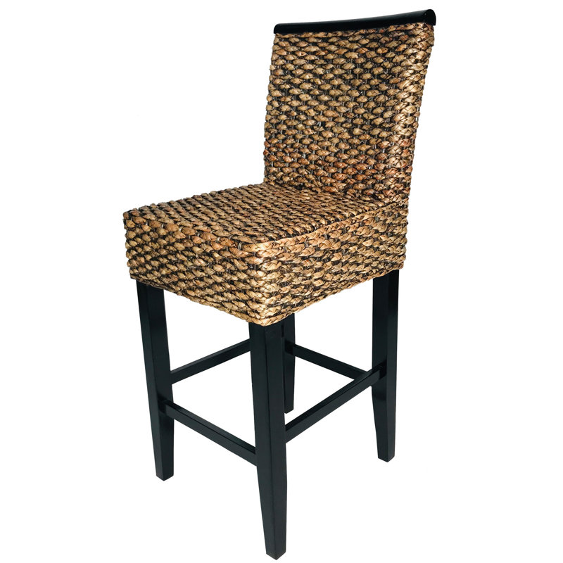 Tabouret de bar 28 po Koby, Brun, Noir