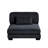 Traverse Black Modular Sofa