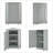 Corner Cabinet, Triangle Office Storage Cabinet with Adjustable Shelf-148441889