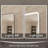 Rectangular Framed Dimmable Anti-Glare LED-930046117-930046118