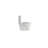 Dual Flush Toilet, 1.1/1.6 , Elongated Bowl, Soft Close Seat, Glossy White Ceramic Bathroom Toilet With Flush, Comfort Ceramic, 001