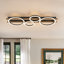 Plafonnier encastré 4 lumières DEL 4 lumières