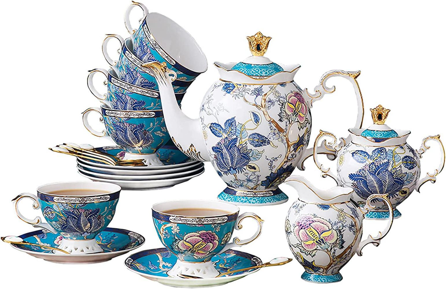 C&g Outdoors 71oz. Floral Teapot