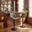 Tabouret de bar pivotant en similicuir Zager-2033200456