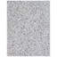 Mosaic Leather Cowhide Chevron Area Rug in Silver-40096241