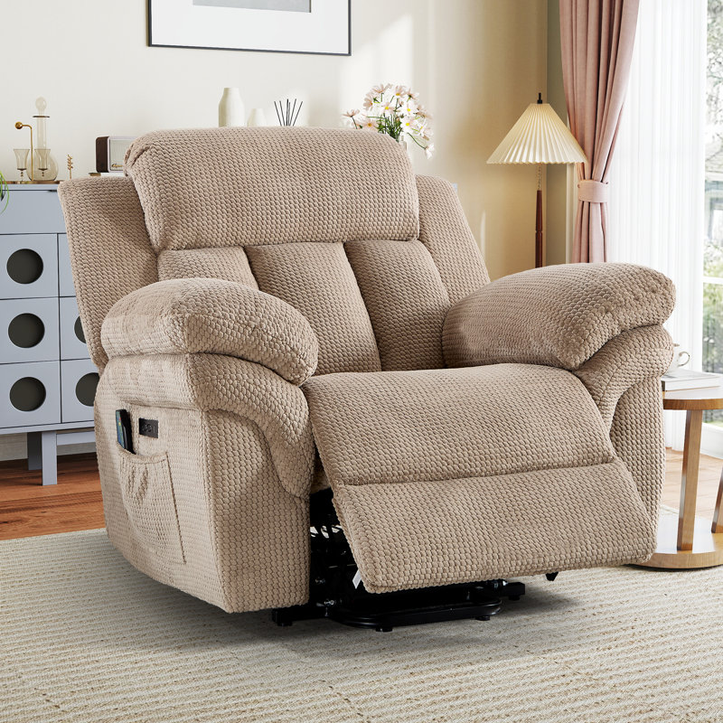 Fauteuil inclinable électrique en chenille Bucher, Sable
