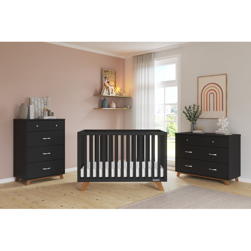 Ensemble de chambre de bébé 3 pièces Soho Child Craft, Noir, noir, noir, noir