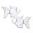 Engleside Flat Wall Mirror with Hooks
