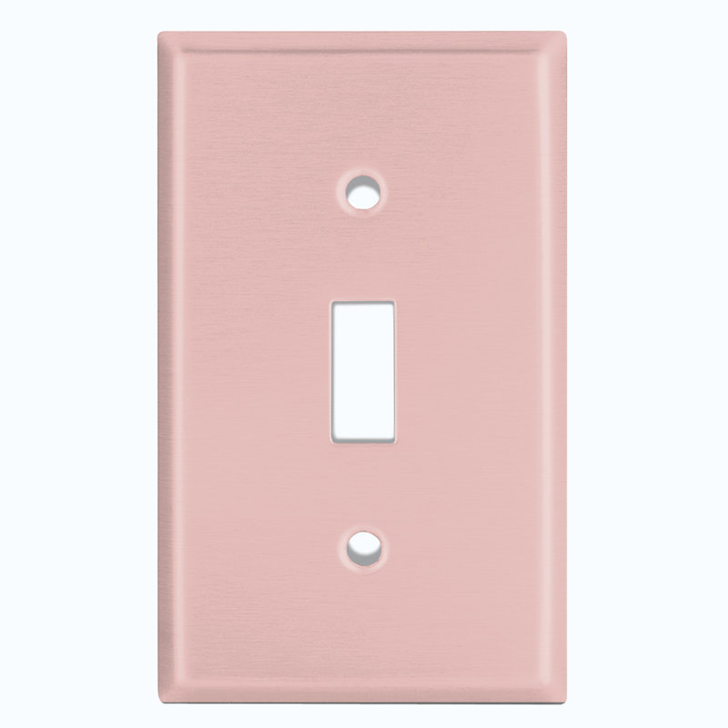 No Subject 1 - Gang Toggle Light Switch Standard Wall Plate