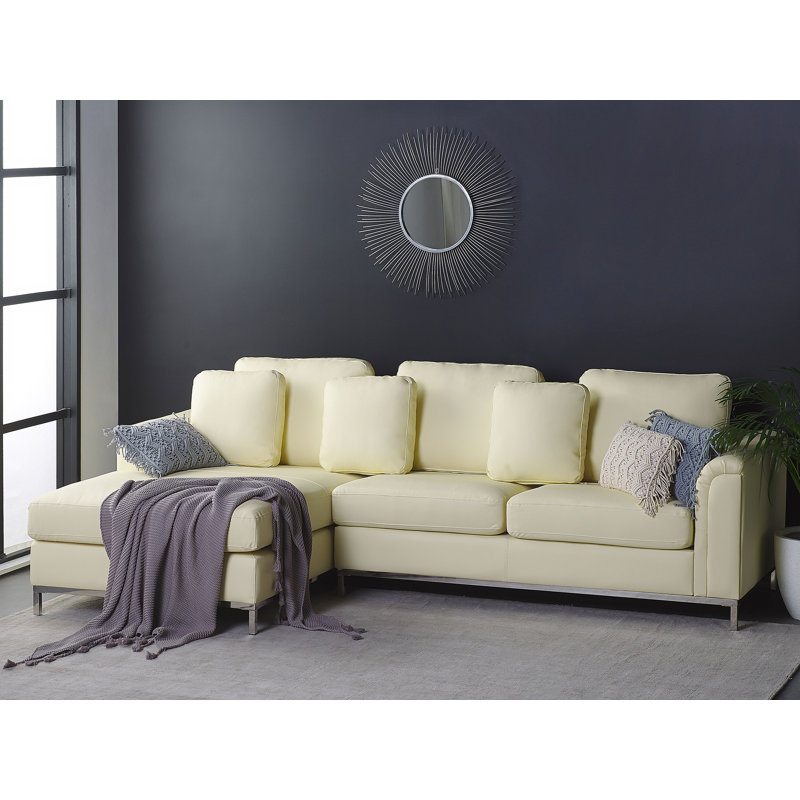 Kenna 4 Seater Corner Sofa , Beige, Right
