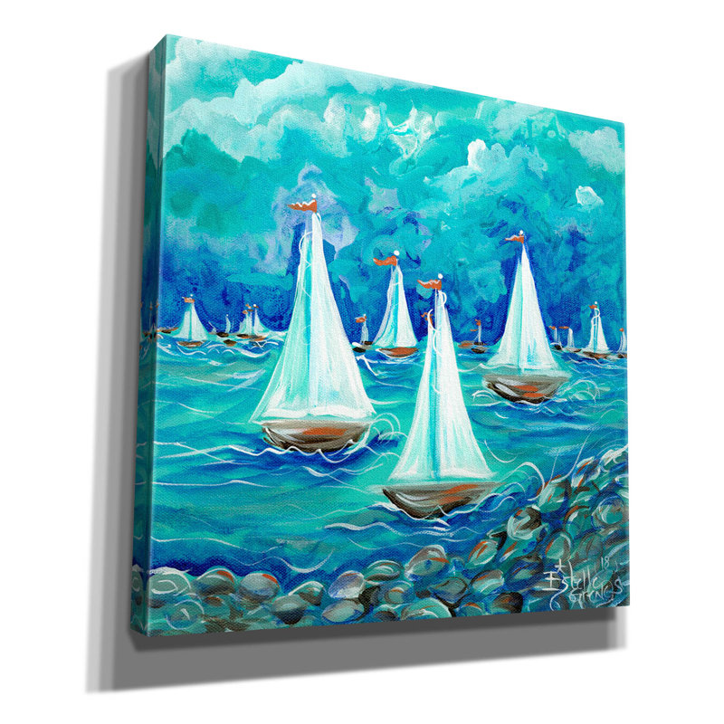 "Voile" par Estelle Grengs, H 12 po x l 12 po x P 0,75 po