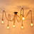 Vintage Hemp Rope Pendant Light Fixture-1147627547