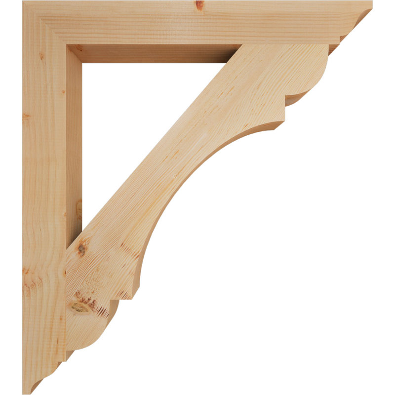 Support olympique traditionnel, H 36 po x l 3,5 po x P 32 po, Douglas (lisse)