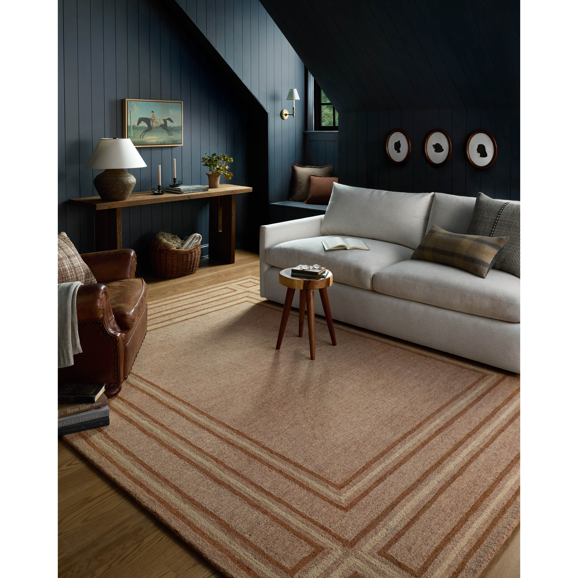 Chris Loves Julia x Loloi Alfie Blush / Rose Area Rug, Rectangle 8'6" x 11'6"