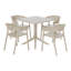 Ensemble repas carré pour 4 personnes-279593946