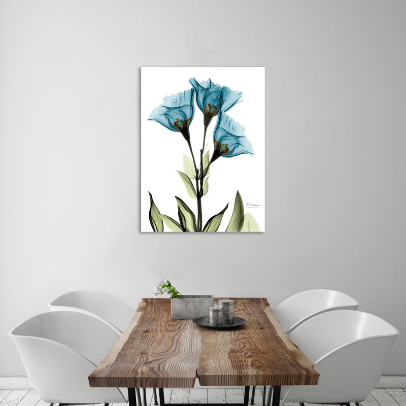 "Gentian L301", toile tendue par Albert Koetsier, H 32 po x l 24 po x P 1,5 po