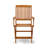 Darrin Folding Acacia Patio Dining chair-30942911