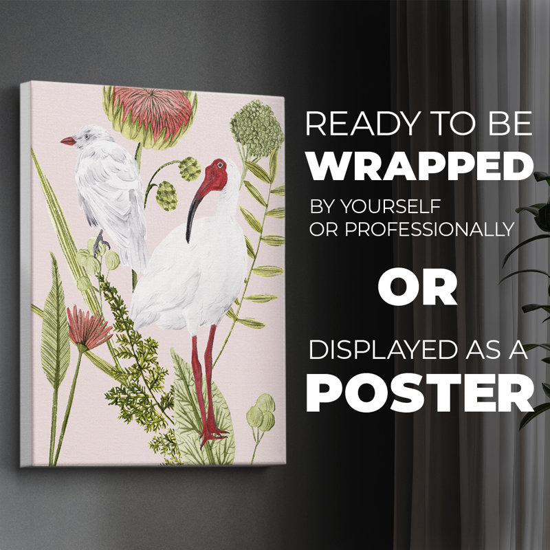 Birds in Motion II - Impression sur toile seulement - NON-CADRE, H 12 po x l 8 po