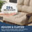 Outdoor 20‘’ in W X 20‘’ in D X 4‘’ in H Adirondack Chair Seat / Back Cushion Set (Set of 2)-636069445-642083491