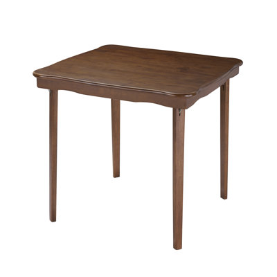 32'' Solid Wood Square Portable Folding Table