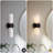 Aleinah 14" Modern White Alabaster Marble Bathroom Vanity Wall Sconces(Bulbs Included)-1534666065