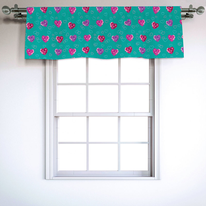 Sateen Ruffled Window Valance
