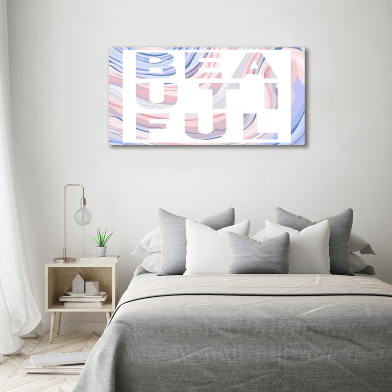 Beautiful - Wrapped Canvas Print