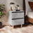 vidaXL Bed Cabinet Engineered wood, Solid pinewood-1474061671-1495181310