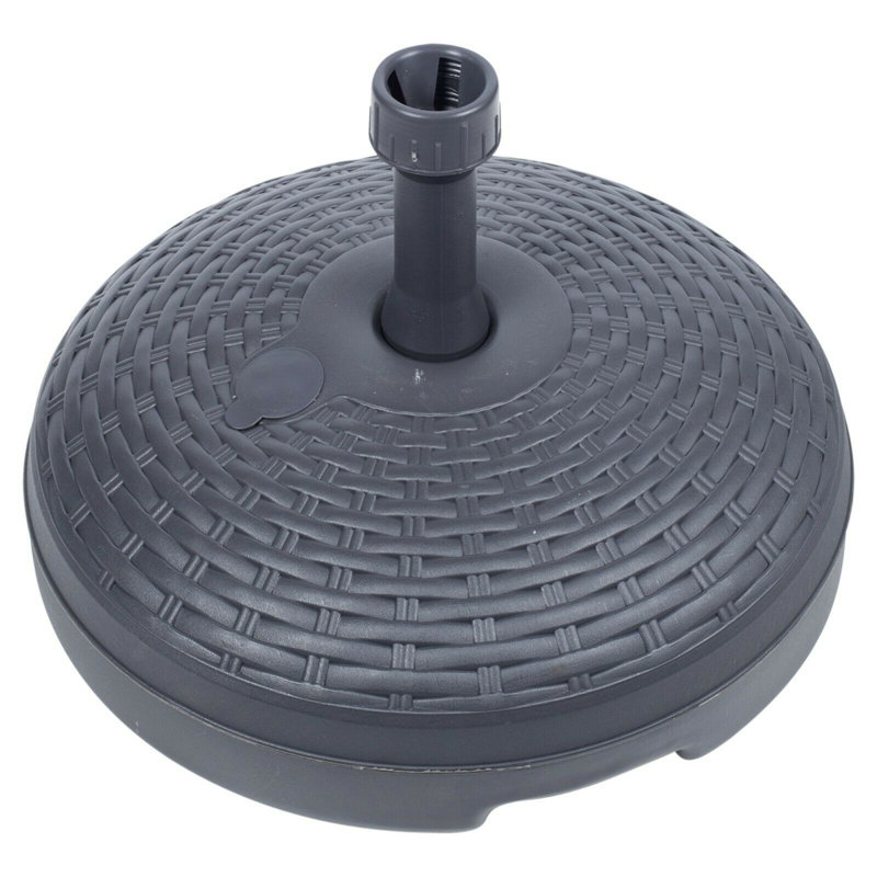 Abington 0.98kg Plastic Free Standing Umbrella Base, Anthracite