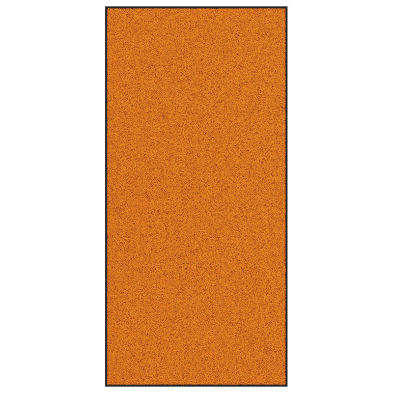 Non-Slip Indoor / Outdoor Doormat, Orange, 120 x 250 cm