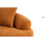 Double Orange Couch, Fabric For Sensitive Skin No Assembly Required 2 In Orange, Quick And Easy Setup