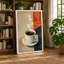 Coffee Figure Rising Mid-Century - Wrapped Canvas-280295109-280295132