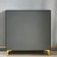 Grey + White Aluminum Shoe Storage