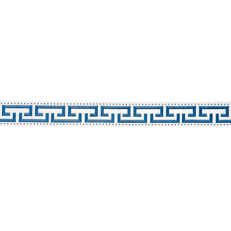 Schumacher X Paloma Contreras Margo Fret Trim, Marine
