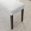 Mitton Contemporary Upholstered Dining Bench, Grey
