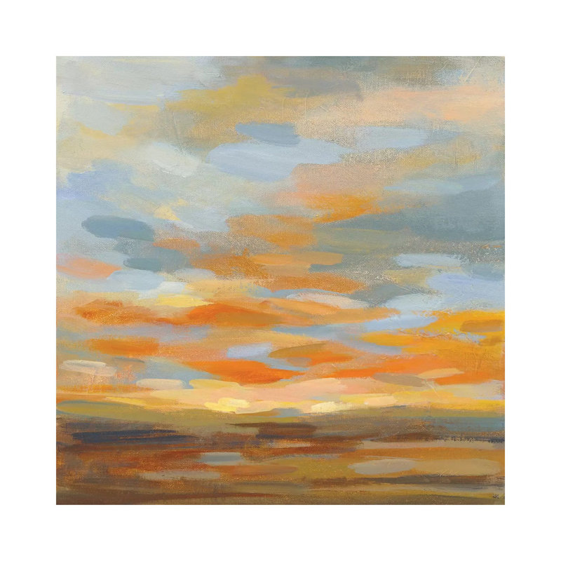 High Desert Sky II Blue by Silvia Vassileva - Wrapped Canvas Gallery-Wrapped Canvas Giclée, 46 cm H x 46 cm W x 1.91 cm D