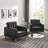 Loft Tufted Vegan Leather Armchairs --1299291071