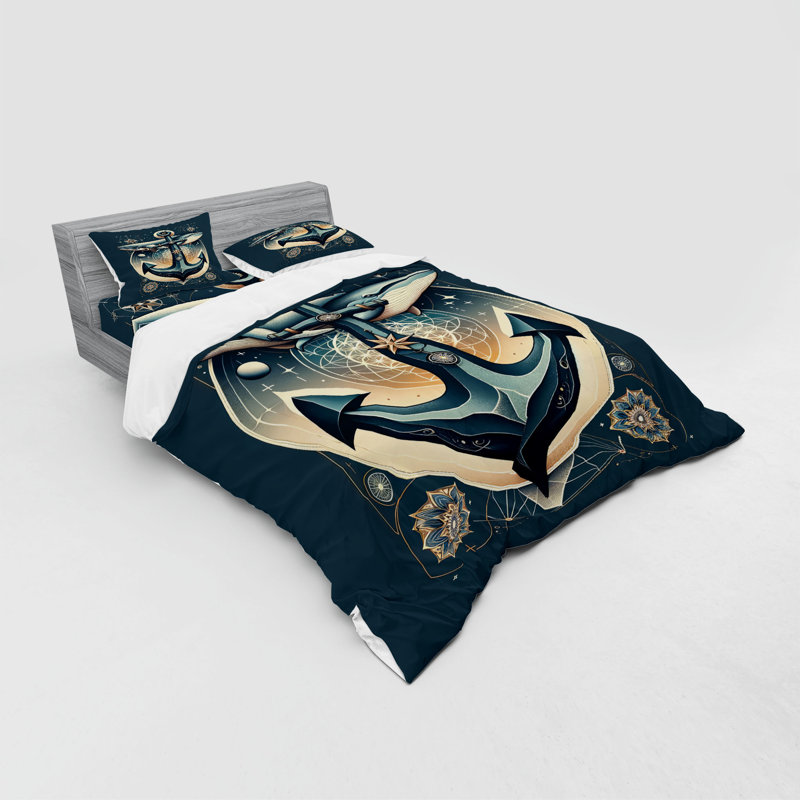 Ensemble de literie Ambesonne, Housse de couette grand + 3 pièces supplémentair