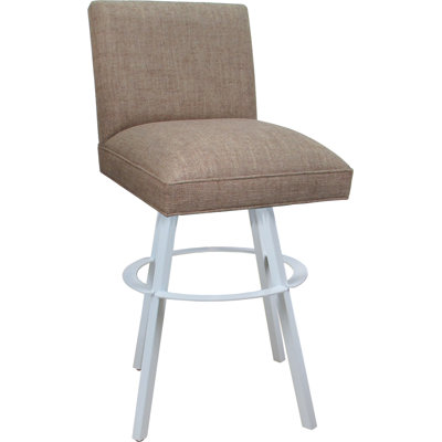 Tabouret de bar pivotant en métal - hauteur de siège de 34 po