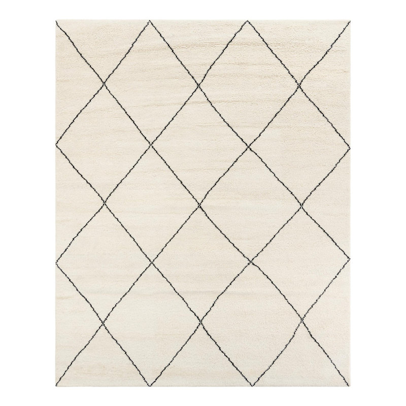 Ans Wool Indoor Rug, Rectangle 8' x 10'