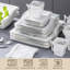 Piece Porcelain China Dinnerware Set - Service for 6