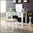 Transitional Style Vanity Set With Storage Drawers, Central Mirror, And Padded Stool For Elegant Bedroom Furniture-1545969903