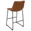Chaise de bar rembourrée (ensemble de 2)-630885117
