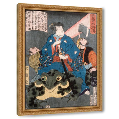 Jiraiya Riding a Frog (1866)