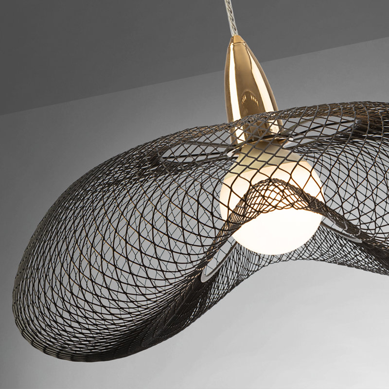 Sousanna 1 - Light Pendant, Black, Gold