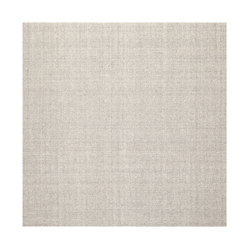 Tapis multicolore texturé touffeté à la main ivoire, Carré 6 pi