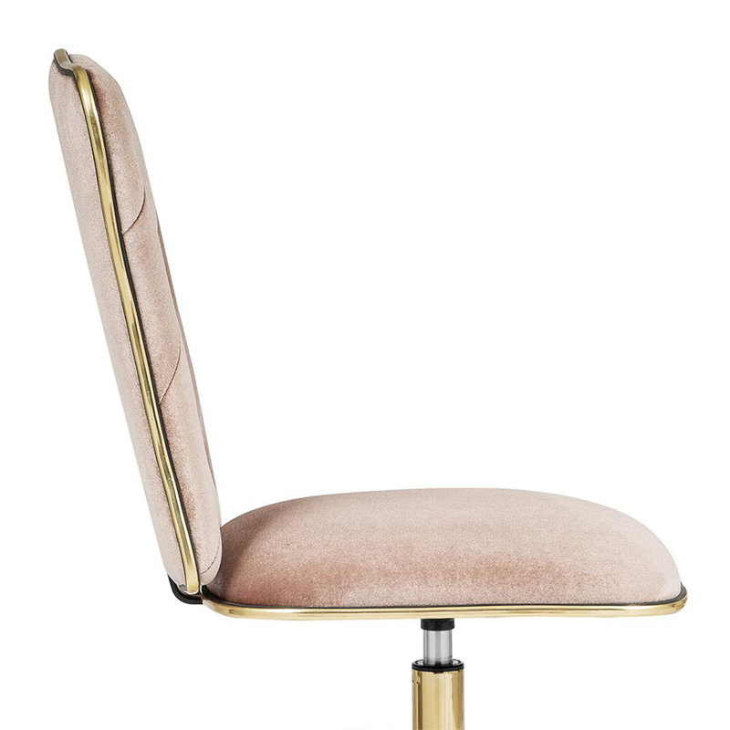 Elise makeup desk dressing chair, Rose