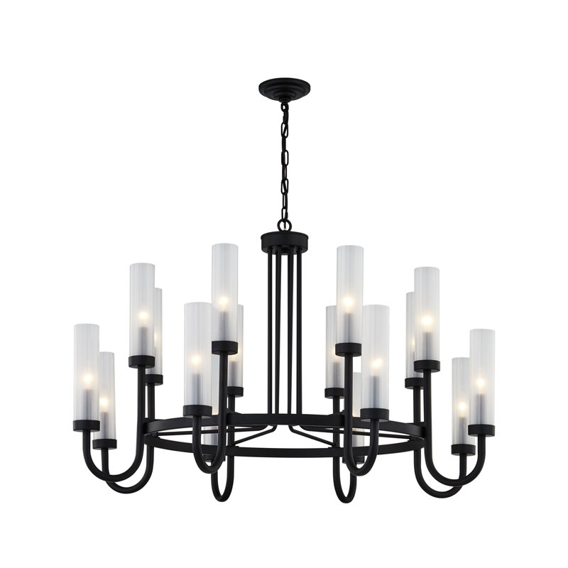 Anchor 16 - Light Chandelier, Matte Black