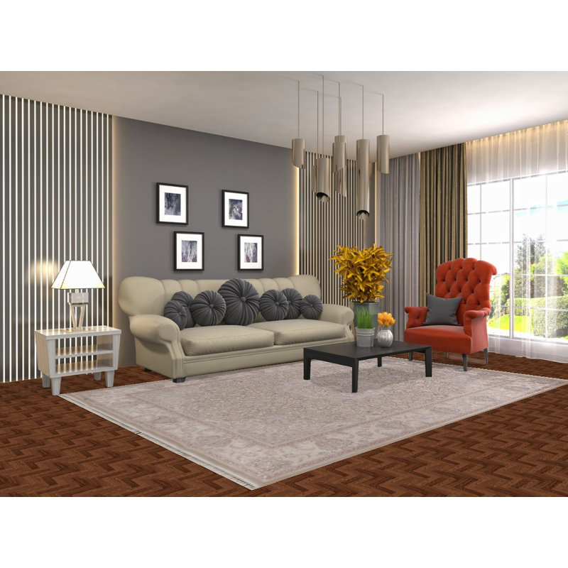 Floral Traditional Area Rug 7x10